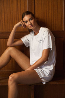 Academy Oversized Tee - Grey Melange