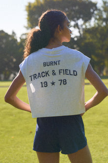 Varsity Tank - Grey Melange
