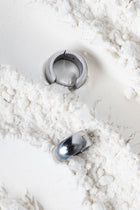 Huggies Earrings - Silver