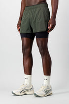 Energy 2-in- 1 Short - Forest Green